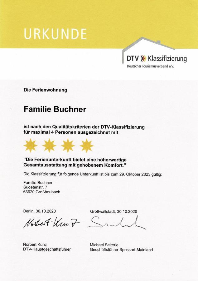 Ferienwohnung Familie Buchner Großheubach المظهر الخارجي الصورة